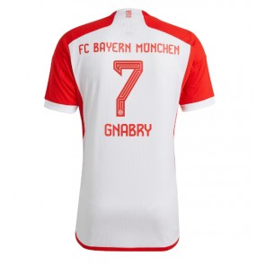 Lacne Muži Futbalové dres Bayern Munich Serge Gnabry #7 2023-24 Krátky Rukáv - Domáci